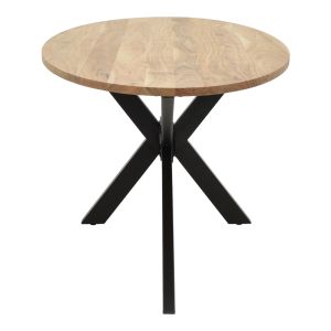 Трапезна маса Bonre Lizard акация масив-чеени метални крака 175x96x76cм