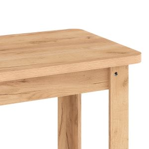 Dining table Celeste melamine in oak color 100x60x73.5cm