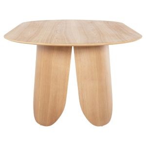 Трапезна маса Denty Mdf с дъбов фурнир цвят естествен дъб 240x120x75hcm Hm9611,01
