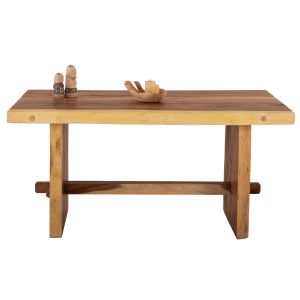 Dining table Egon Hm9491 made of solid soar wood with a top of 7.5cm 160x94.5x81.5hcm