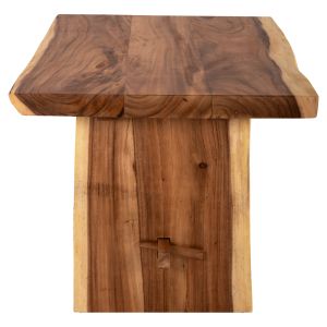 Dining table Egon Hm9491 made of solid soar wood with a top of 7.5cm 160x94.5x81.5hcm