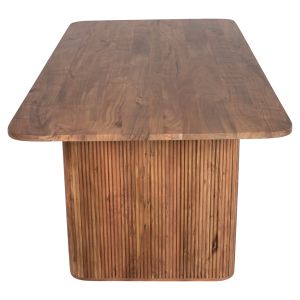 Dining table Groot Hm9683 acacia solid wood in natural color 200.5x100x72hcm