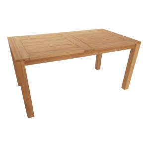 Трапезна маса Inca-pablo комплект от 7 части в натурален бежов нюанс 160x90x76см