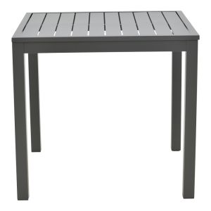 Трапезна маса Kliton-kherson комплект от 5 части алуминий и антрацит 80x80x74см