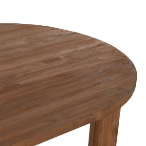 Dining table Kutai Hm9640 solid teak in natural color, 200x90x75cm