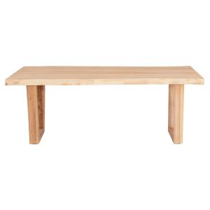 Dining table Leopold Hm9933.02 solid teak wood-light natural color 200.5x107x76hcm.