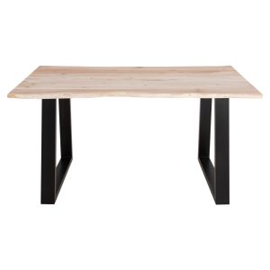 Трапезна маса Lizard Montana Slim плот дърво тропическа акация масив натурално 140x80x77hcm Hm8163