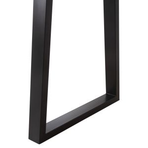 Dining table Lizard Sofia Slim .21 solid acacia with black metal legs 160x92x78hcm Hm8500