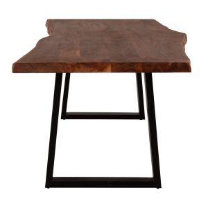 Dining table Montana Lizard acacia solid wood Hm9620.11 top 5.5cm 240x100x77hcm