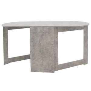 Dining table Nadine extendable polymorphic antique gray color 160x80x76.5cm