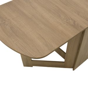 Dining table Nadine extendable polymorphic sonoma color 160x80x76.5cm