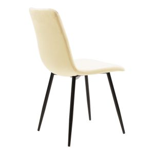 Трапезна маса Natali-noor комплект от 5 бр. Mdf черно-бежов плат 120x80x76см