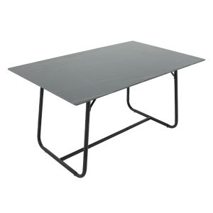Dining table Revellio technical stone top and metal legs 150x90x75cm