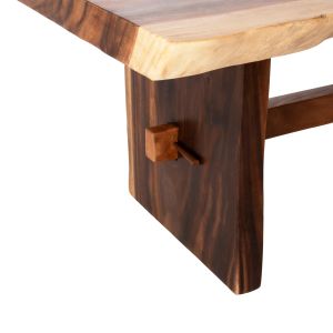 Dining table Ulyses Hm9757 solid beech in natural color 200x90x77cm