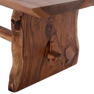 Dining table Ulyses Hm9758 solid beech in natural color 250x90x78cm