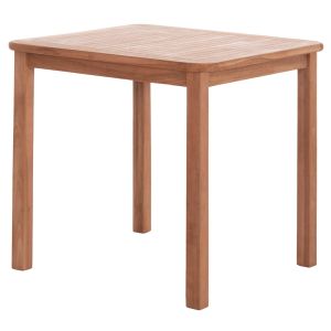 Трапезна маса квадратна Hm18122 тикова дървесина - естествен цвят 80x80x76всм.