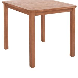 Трапезна маса квадратна Hm18122 тикова дървесина - естествен цвят 80x80x76всм.