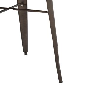 Metal dining table 70x70x76 Hm0607,04