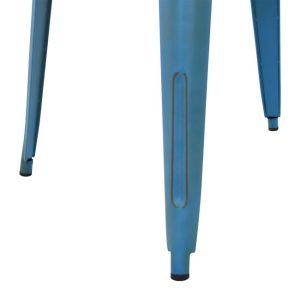Metal dining table 80x80x76 Hm0608.88