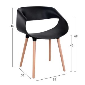 Dining table with 4 chairs Maggie Hm11177