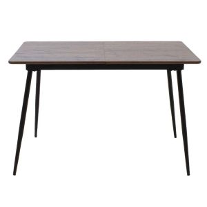 Extendable dining table Shazam walnut color 120-160x80x76cm