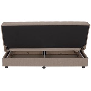 Three-seater sofa Andri with beige fabric Hm3239.04