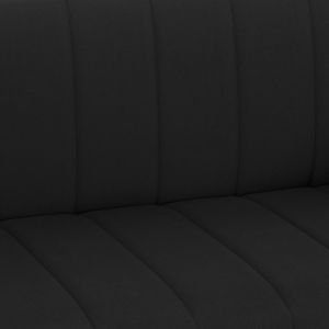 Three-seater sofa Andri with black fabric Hm3239,01
