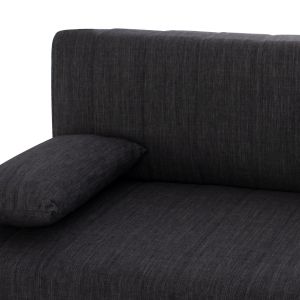 Three-seater sofa bed with storage in gray Hm3239.03