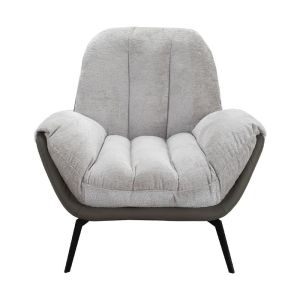 Allyssa armchair in beige color with dimensions 86x88x95cm