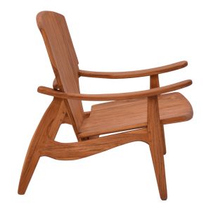 Armchair Brazin natural teak 72x71x77cm