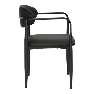 Фотьойл Kalone Pu в черен цвят 56x55x78см