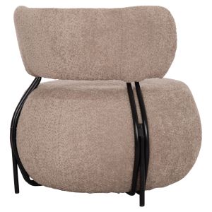 Фотьойл Karsen Hm9598.08 тъмно бежов букле плат 79x82x74всм.