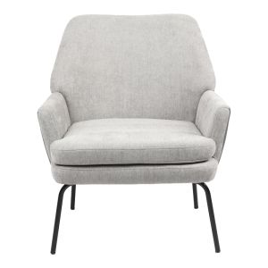 Armchair Kieran fabric green-black leg 67x89x86cm