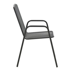 Armchair Pomedon tripod black metal 56x64x87cm