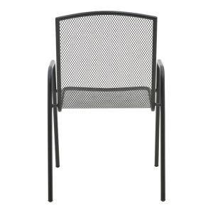 Armchair Pomedon tripod black metal 56x64x87cm