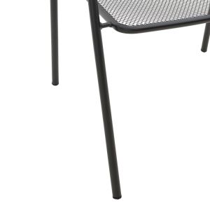 Armchair Pomedon tripod black metal 56x64x87cm