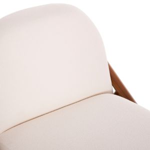 Armchair Ramrod Sm9967, teak, natural beige 75x87x79cm.