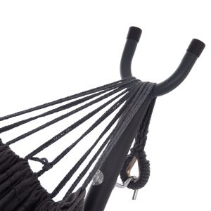 Hammock Crave Hm6304.01 anthracite metal frame - dark gray fabric 265x93x105cm.