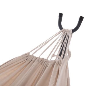 Hammock Crave Hm6304.02 anthracite metal frame - beige fabric 265x93x105cm.