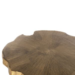 Холна маса Angul Hm4263 метална цвят златен/черен 62x62x44hcm