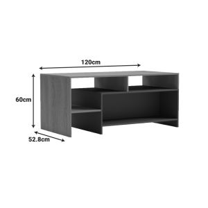 ХОЛНА МАСА CONSA SONOMA - АНТРАЦИТ 120X60X52.8СМ