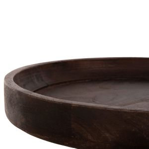 Холна маса Cramm Hm9700 масивно мангово дърво в тъмно кафяв цвят D45x47hcm