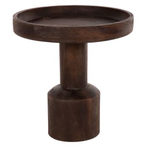 Холна маса Cramm Hm9700 масивно мангово дърво в тъмно кафяв цвят D45x47hcm