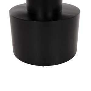 Холна маса Cutty, метал в черно и античен месинг D76x45,5hcm Hm9722