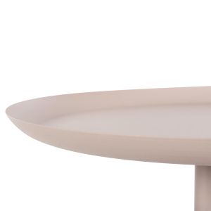 Холна маса Delbel Hm4265,10 метална цвят екрю D45,5x58,5hcm