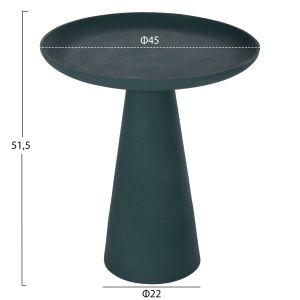Холна маса Delcon Hm4246,03 метална в зе;ен цвят D45x51,5hcm