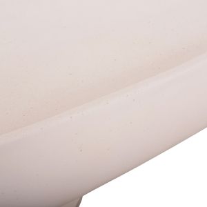 Coffee table Dessy Hm18153.02 fiber cement in white - 151x66x30cm.