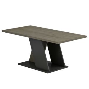 Холна маса Dile Hm9528,01 от меламин цвят сонома/сив 110x55x47hcm