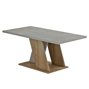 Холна маса Dile Hm9528,02 от меламин със сива каменна текстура 110x55x47hcm