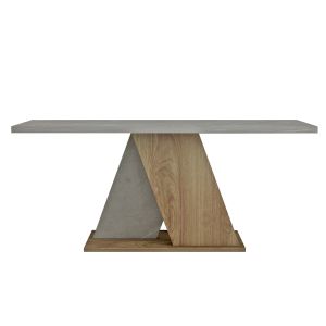 Холна маса Dile Hm9528,02 от меламин със сива каменна текстура 110x55x47hcm
